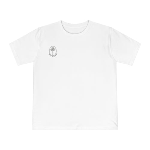Artistic Climbing Figure T-Shirt — "As Words Fall Away" Graphic Tee