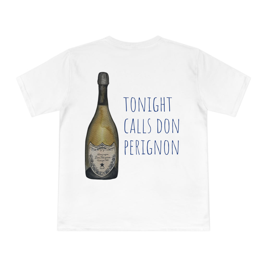 Don Perignon Champagne T-Shirt — "Tonight Calls Don Perignon" Graphic Tee